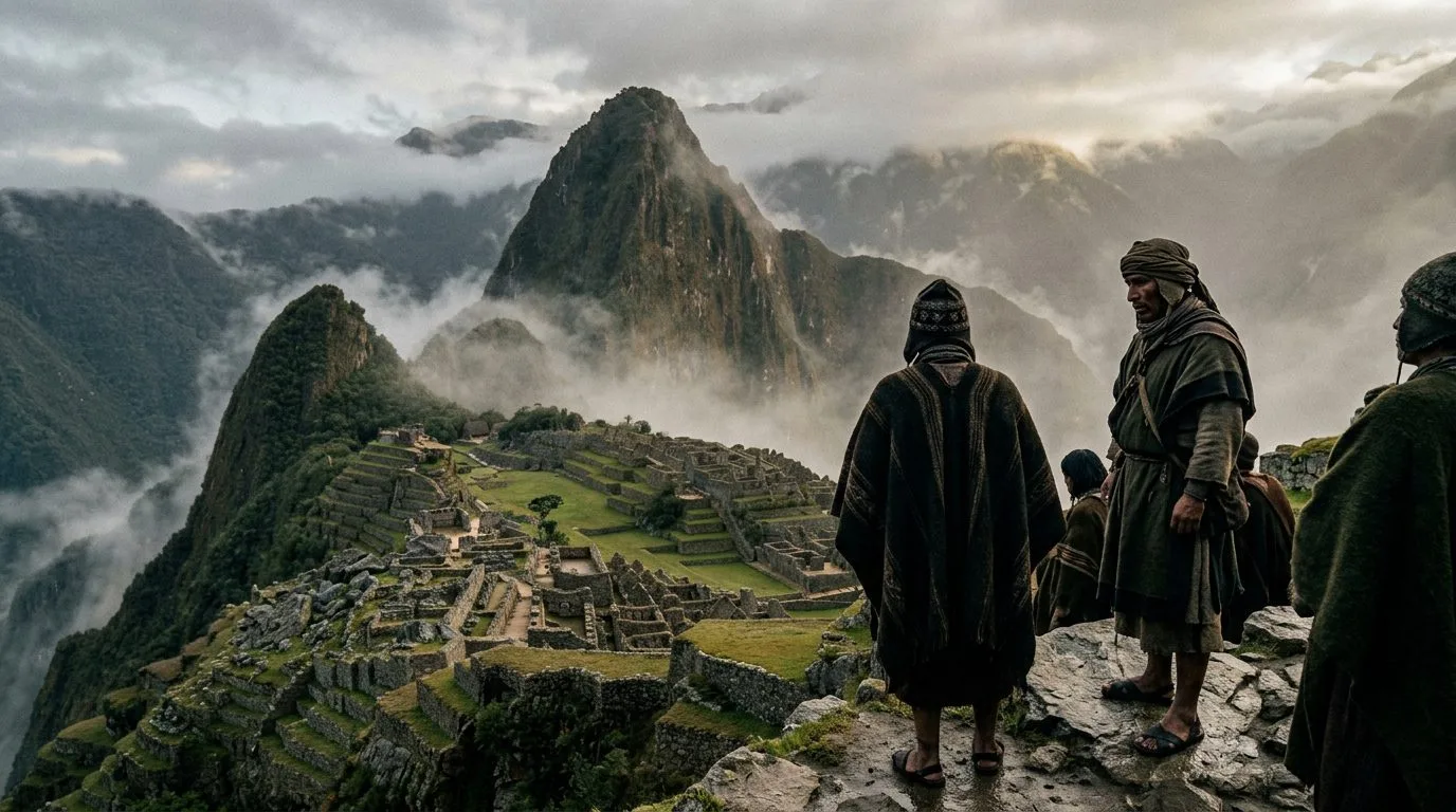 2. Machu Picchu: The Lost Citadel Above the Clouds - Historical illustration