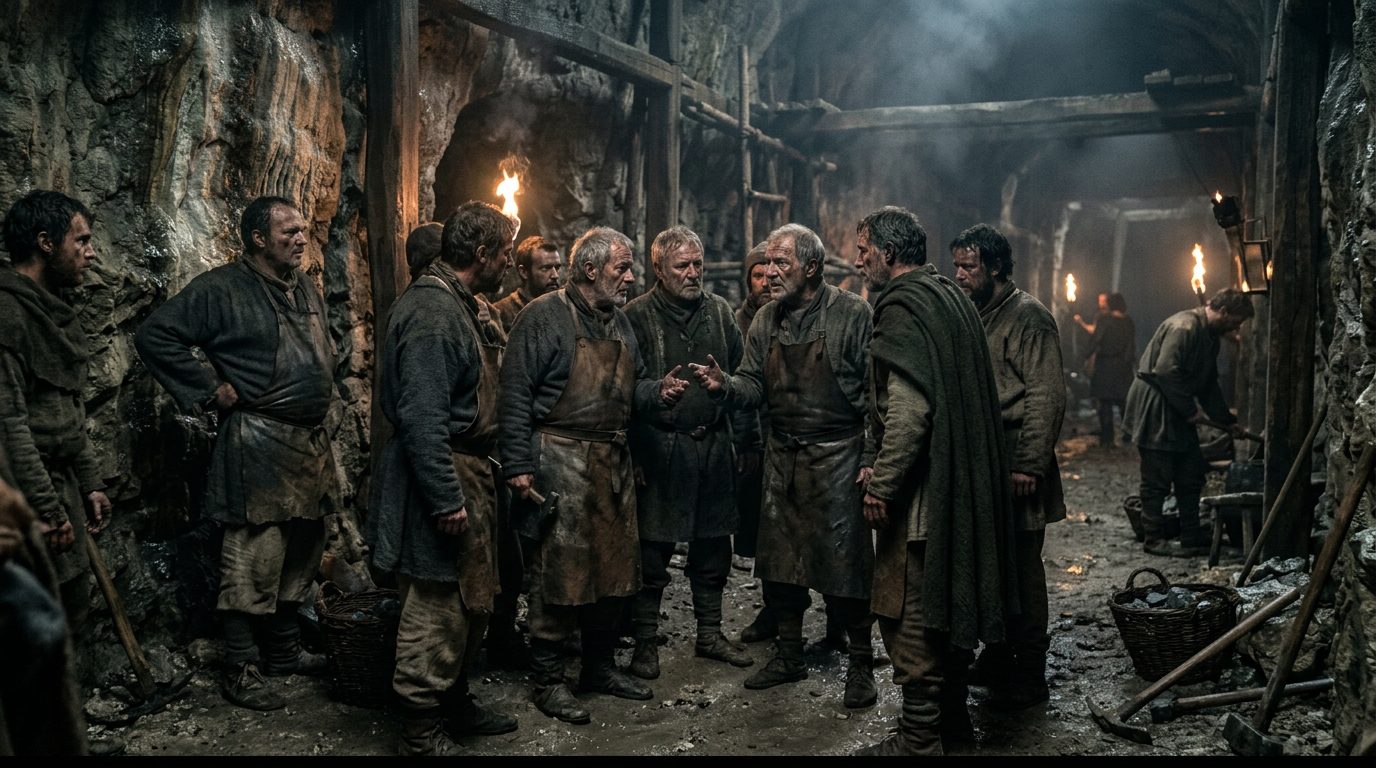 10. Dalmatian Miners Created Rome’s First Labor Union - Historical illustration