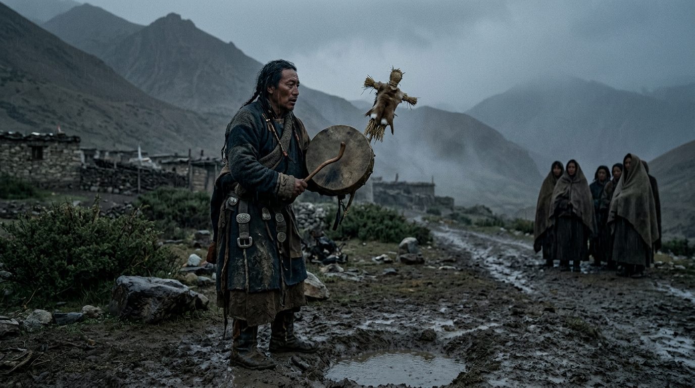 9. Bon: Tibet’s Shamanic Faith Pushed to the Margins - Historical illustration