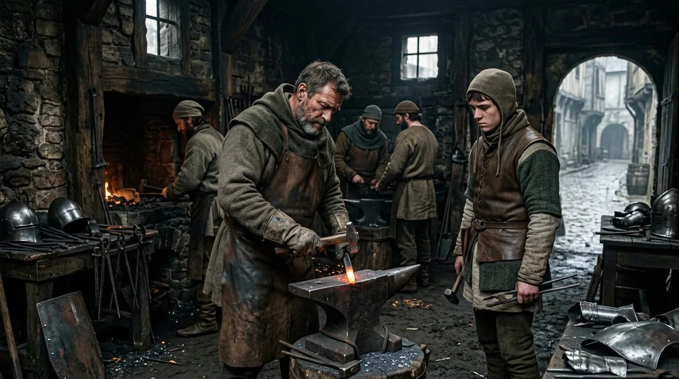 3. Parisian Forge Masters – Arming French Royalty - Historical illustration