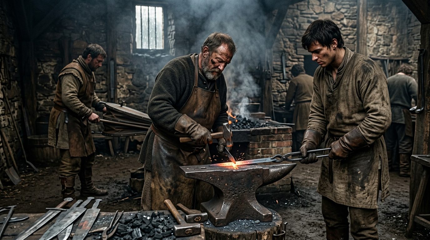4. Toledo Sword Makers – Spanish Steel Perfection - Historical illustration