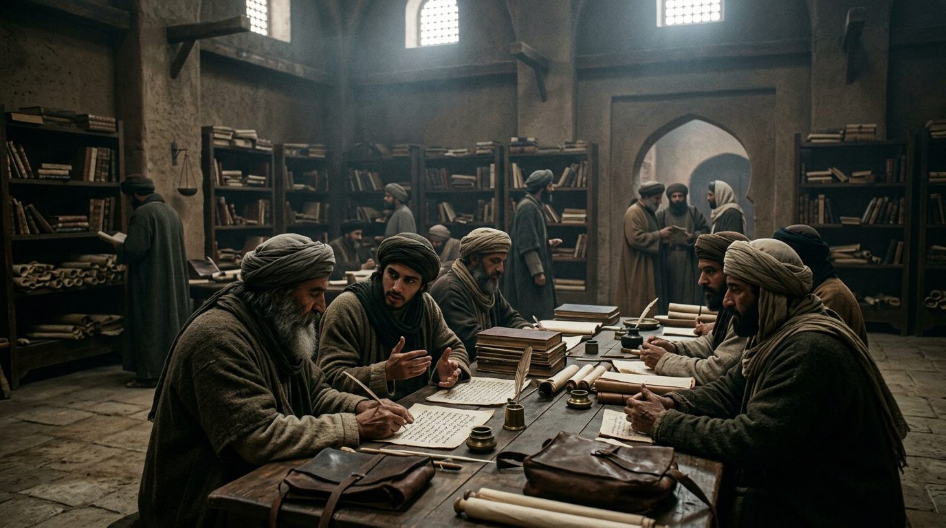 5. The House of Wisdom: Baghdad’s Translation Movement Central - Historical illustration