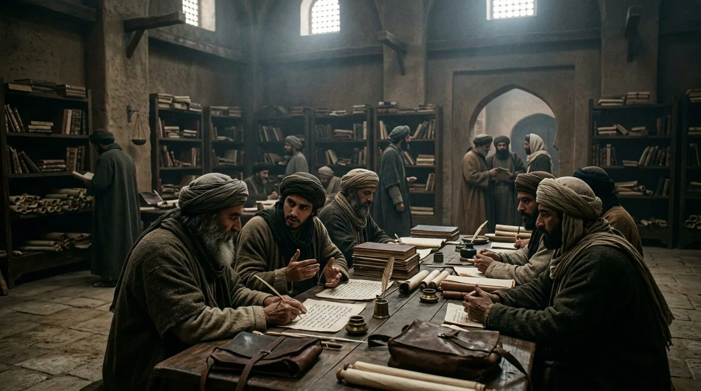 5. The House of Wisdom: Baghdad’s Translation Movement Central - Historical illustration