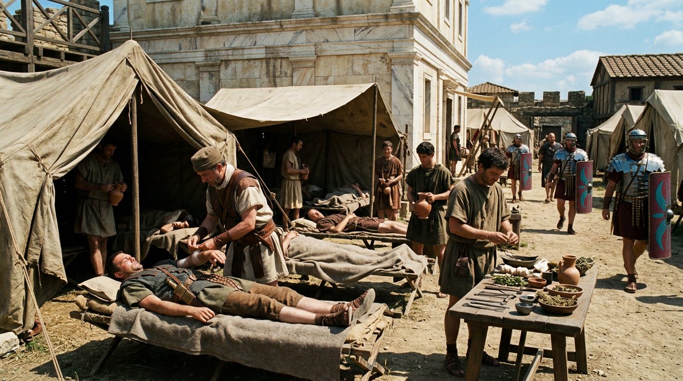 2. The World’s First Military Field Hospitals - Historical illustration